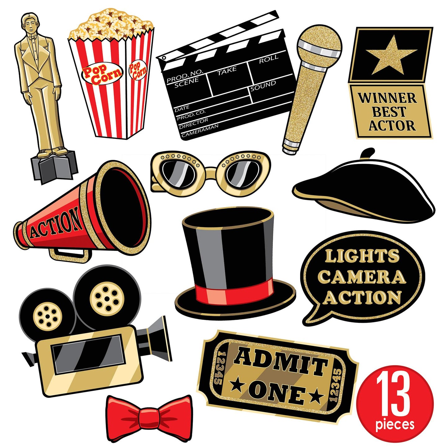 25 Piece Movie Night Party Box