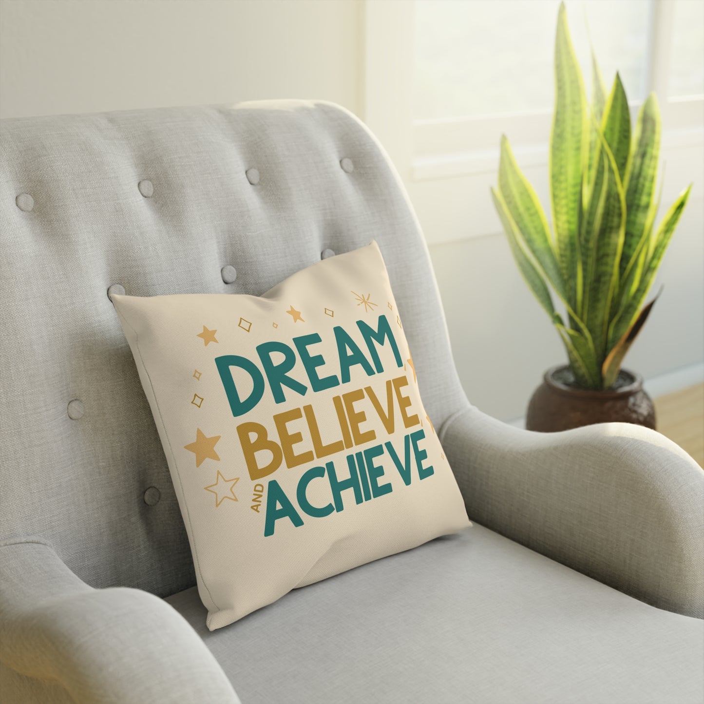 Pillow Cushion - Dream Believe Achieve