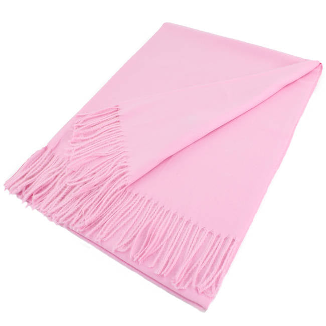 Large Cashmere Feel Soft Scarf Shawls Solid Colors 002