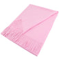Large Cashmere Feel Soft Scarf Shawls Solid Colors 002