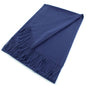 Large Cashmere Feel Soft Scarf Shawls Solid Colors 002