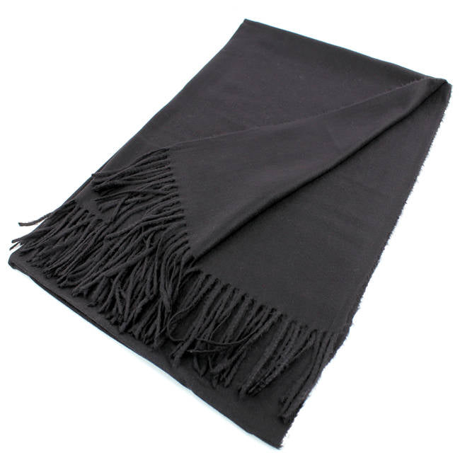 Large Cashmere Feel Soft Scarf Shawls Solid Colors 002