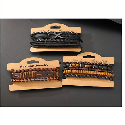 12-piece Vintage Bracelet Set (Teens/Men)
