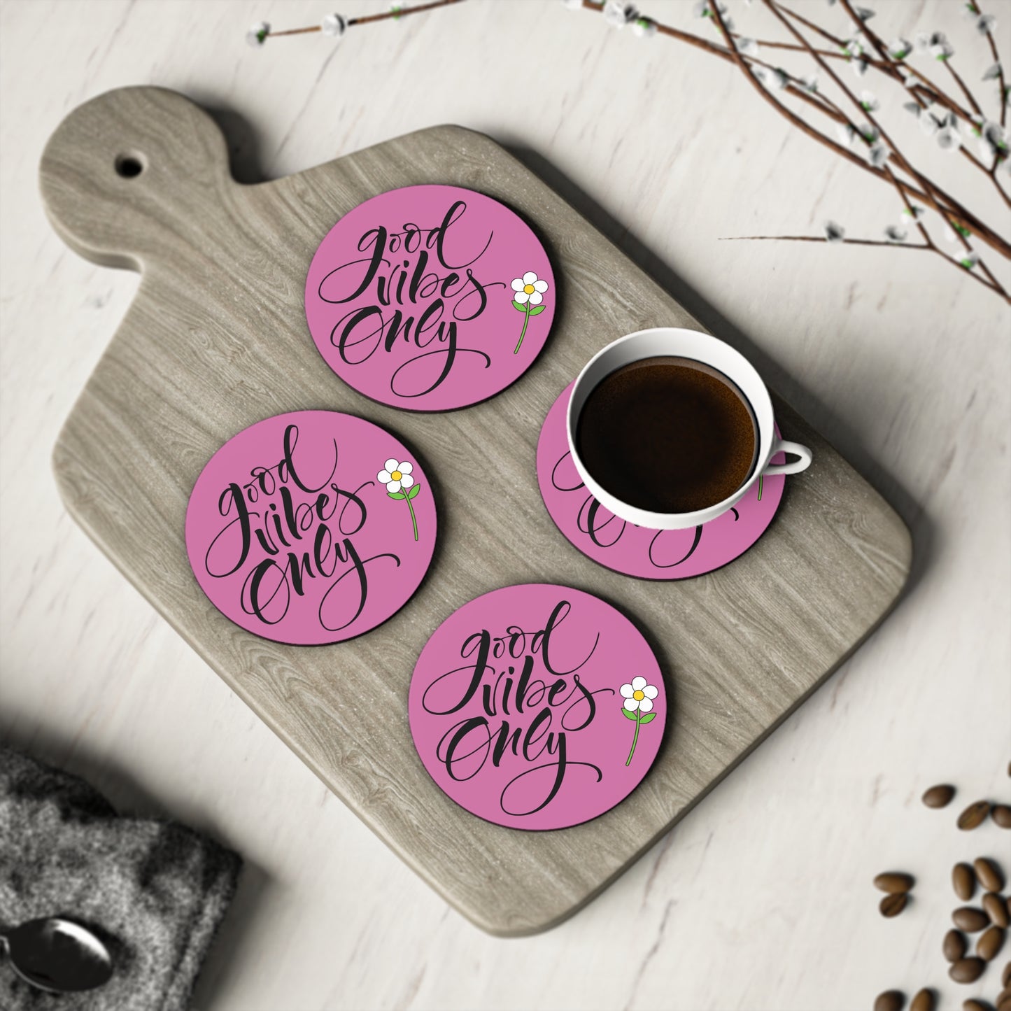 Coaster - Good Vibes Only