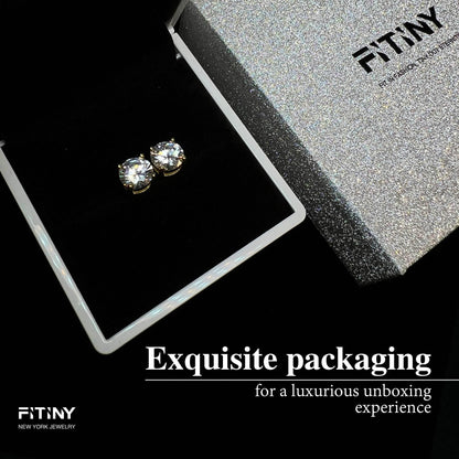 5 Pieces Eight-Pointed Star Earrings Set, 18k Gold Plated Ear Studs & Ear Drops, Stacked Lobe Design with Dazzling Zircon Stones