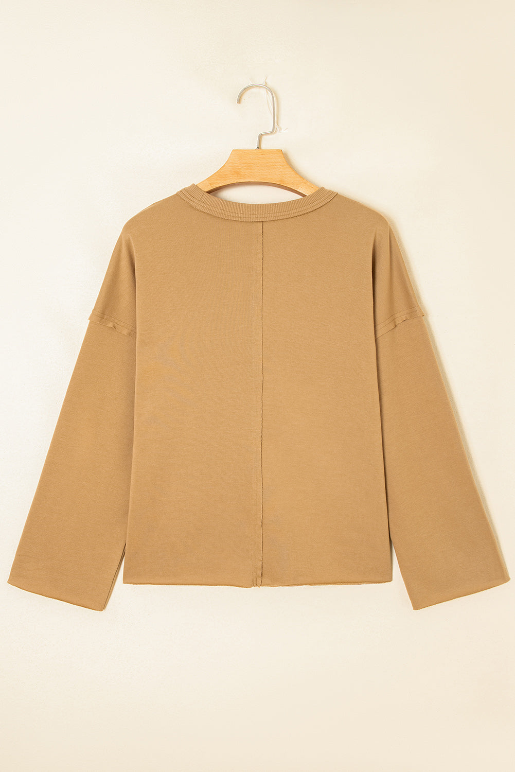 Heart Stitch Reverse Seam Mineral Wash Sweatshirt