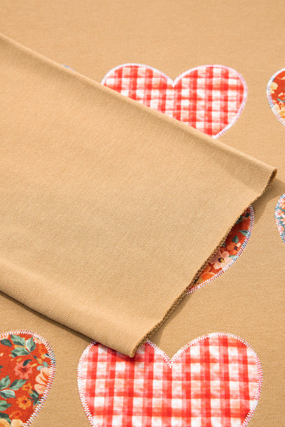 Heart Stitch Reverse Seam Mineral Wash Sweatshirt