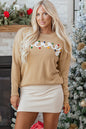 Christmas Merry Dot Dolman Sleeve Sweater