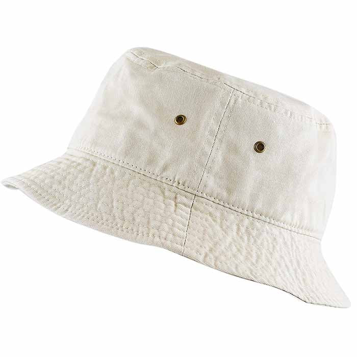 100% Cotton Solid Bucket Hats Unisex