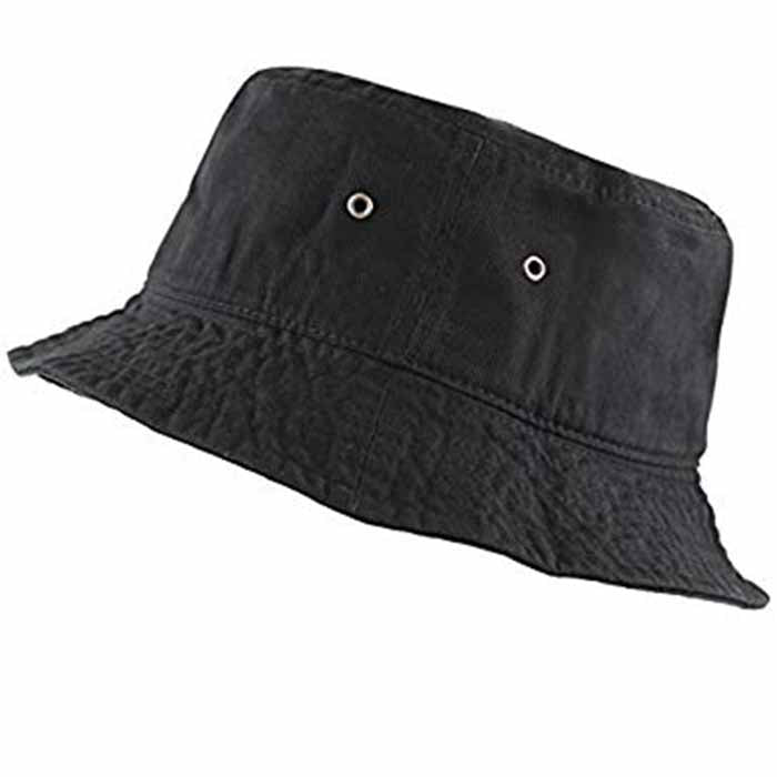 100% Cotton Solid Bucket Hats Unisex