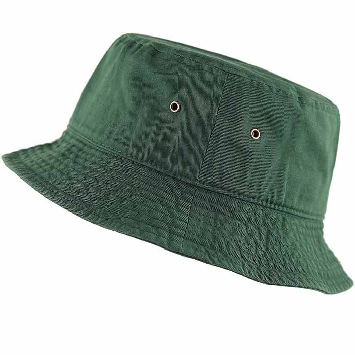 100% Cotton Solid Bucket Hats Unisex