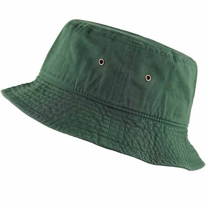 100% Cotton Solid Bucket Hats Unisex