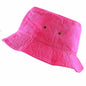 100% Cotton Solid Bucket Hats Unisex