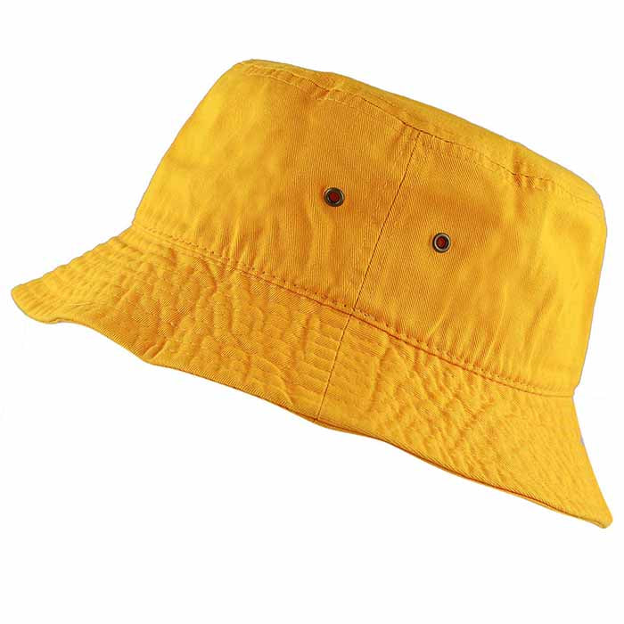 100% Cotton Solid Bucket Hats Unisex