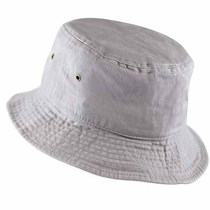 100% Cotton Solid Bucket Hats Unisex