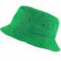 100% Cotton Solid Bucket Hats Unisex