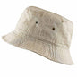100% Cotton Solid Bucket Hats Unisex