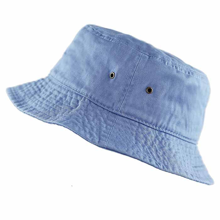 100% Cotton Solid Bucket Hats Unisex