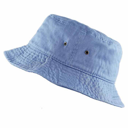 100% Cotton Solid Bucket Hats Unisex
