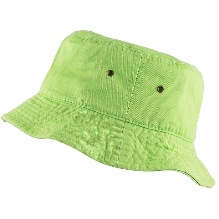 100% Cotton Solid Bucket Hats Unisex
