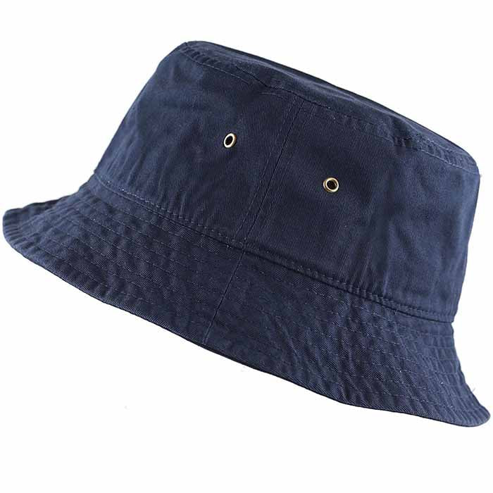 100% Cotton Solid Bucket Hats Unisex