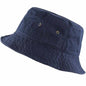 100% Cotton Solid Bucket Hats Unisex