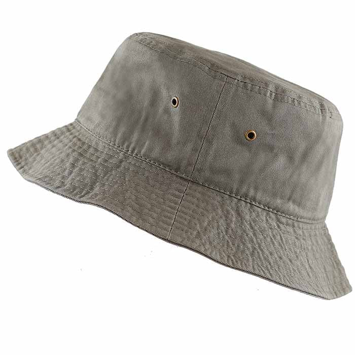 100% Cotton Solid Bucket Hats Unisex