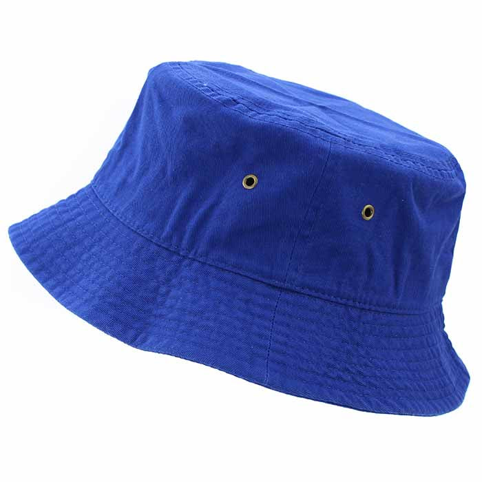 100% Cotton Solid Bucket Hats Unisex