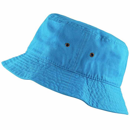 100% Cotton Solid Bucket Hats Unisex