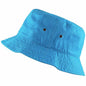 100% Cotton Solid Bucket Hats Unisex