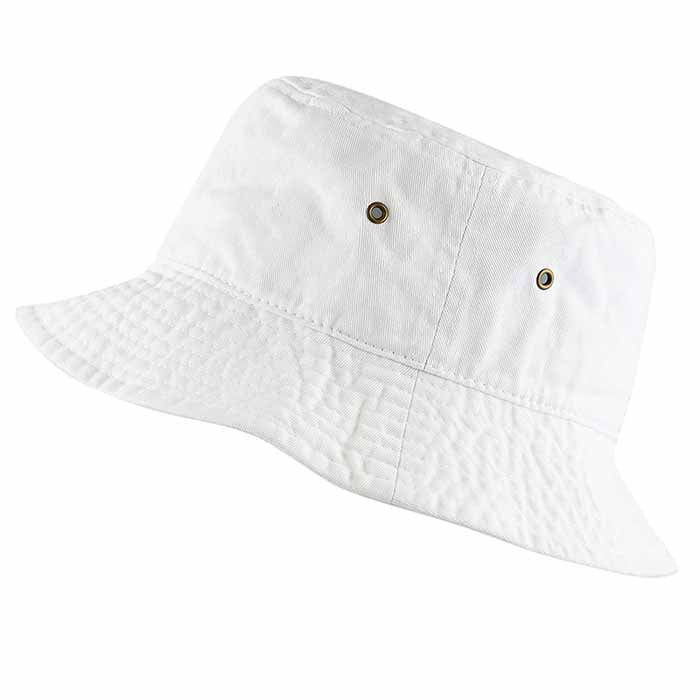 100% Cotton Solid Bucket Hats Unisex