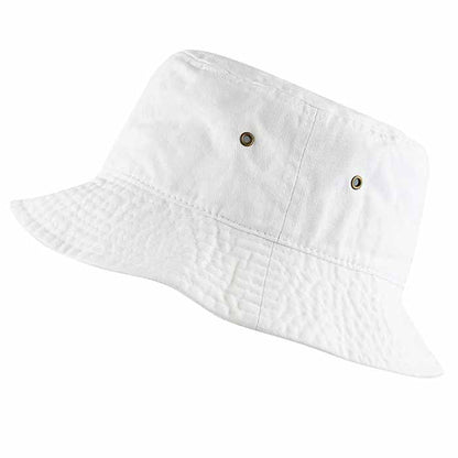 100% Cotton Solid Bucket Hats Unisex