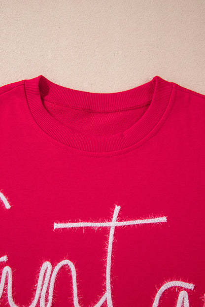 Christmas Santa Baby Tinsel Sweatshirt