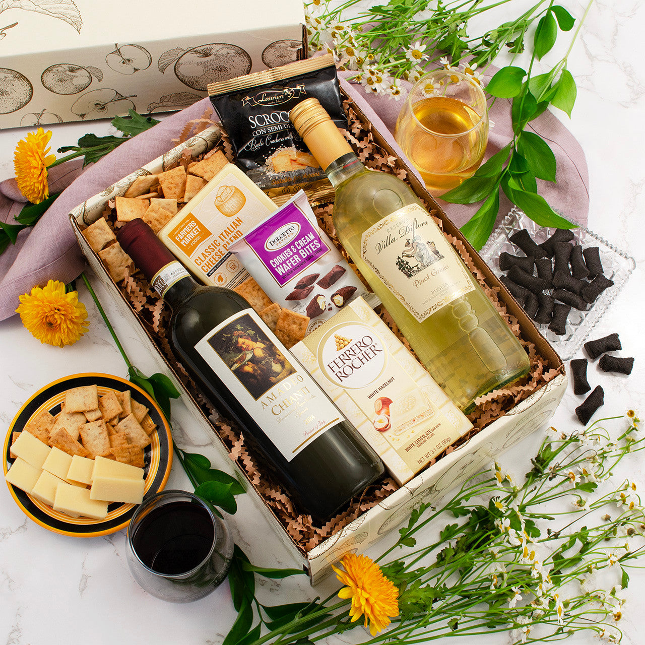 Dolce Primavera Italian Wine Duo Gift Box